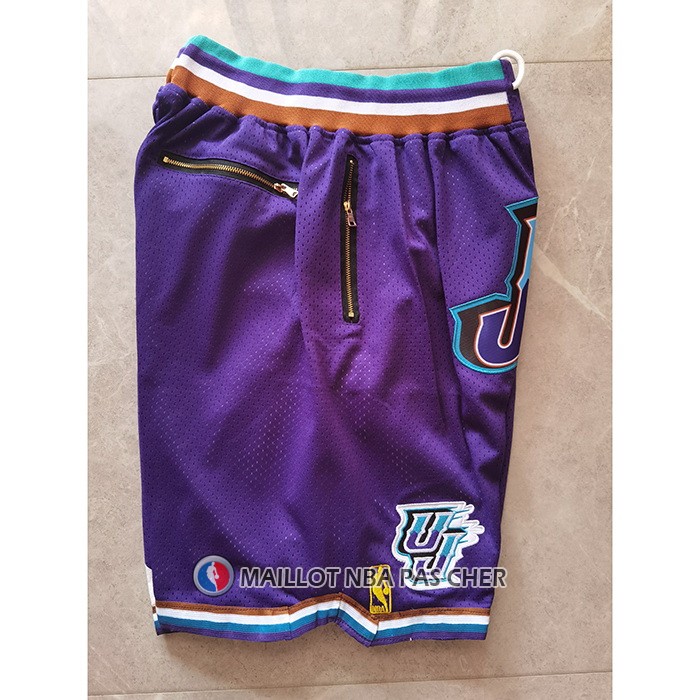 Short Utah Jazz Mitchell & Ness 1996-97 Volet
